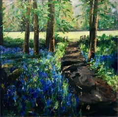 With You Always peinture de paysage contemporaine Sarah Ollerenshaw huile sur toile