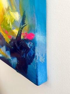 Changing Wind, Abstract Oil Painting