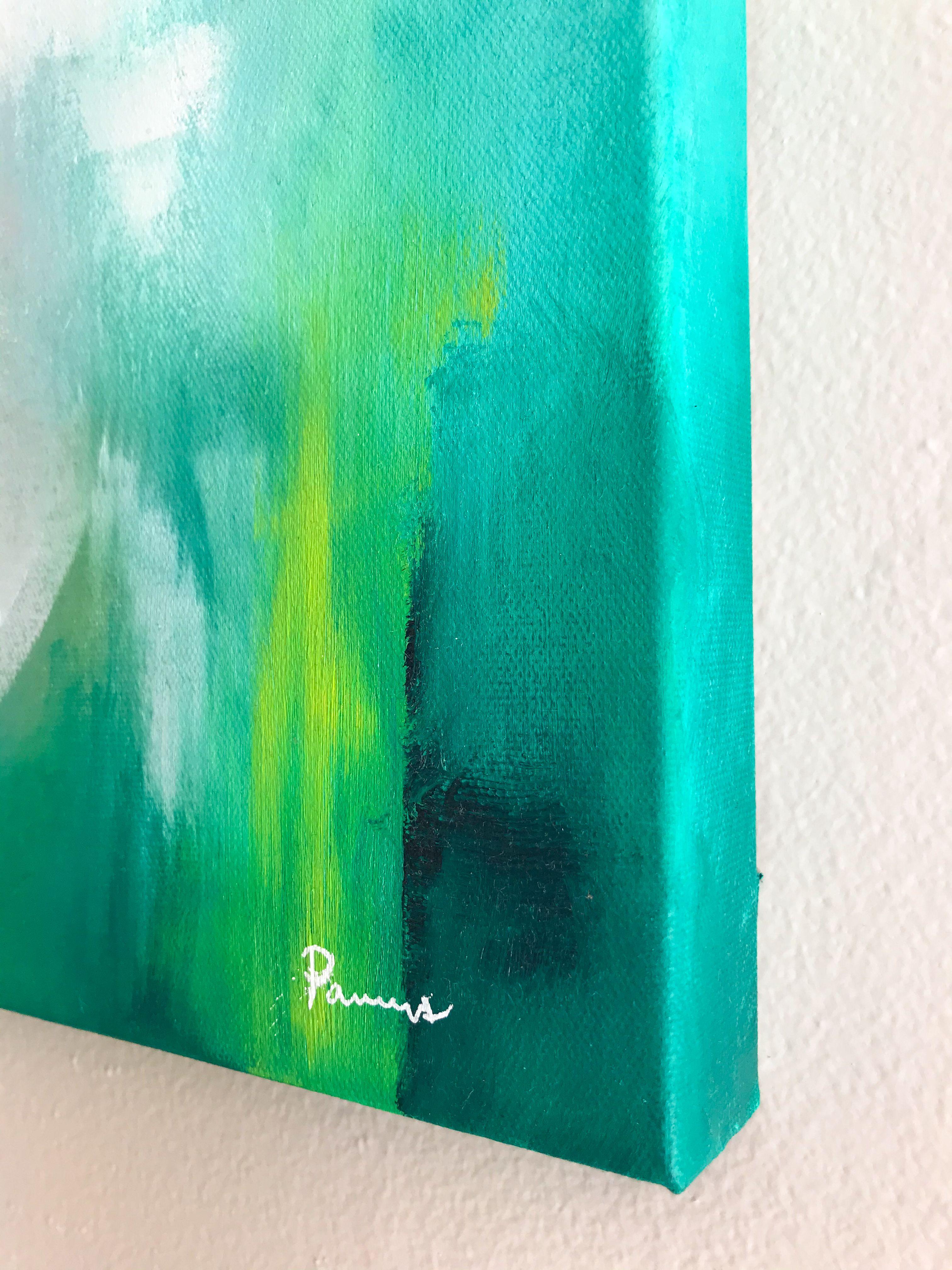 Cloud Eleven, Pittura, Olio su tela - Painting Astratto di Sarah Parsons