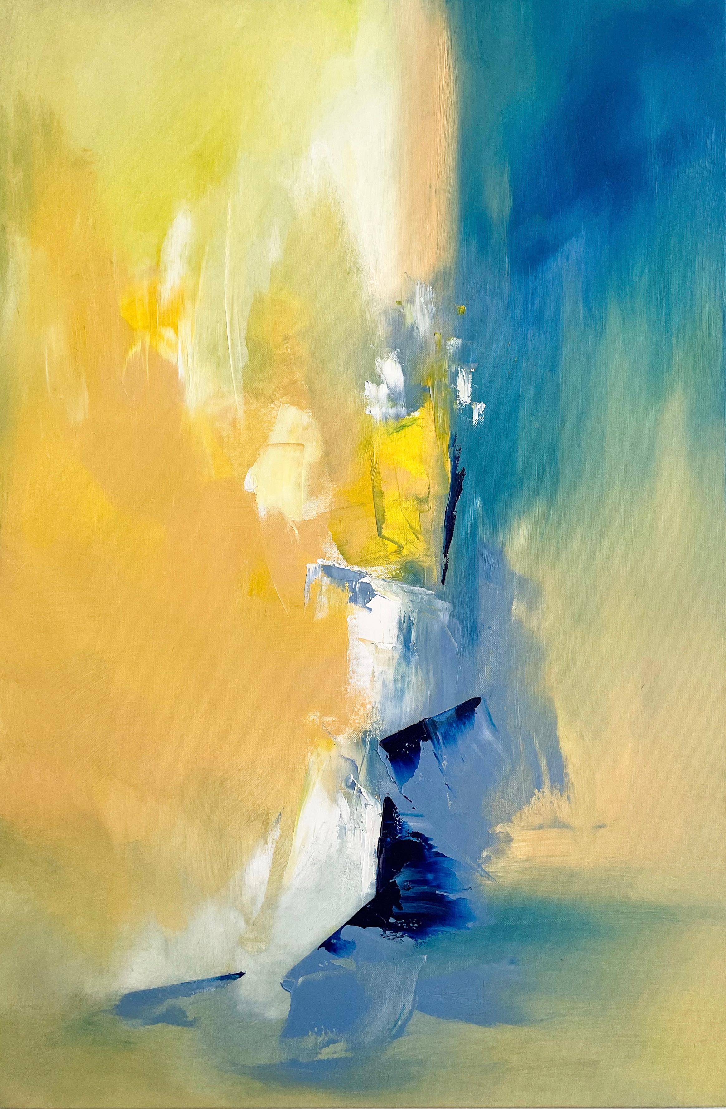 Abstract Painting Sarah Parsons - Il était une fois, peinture à l'huile abstraite
