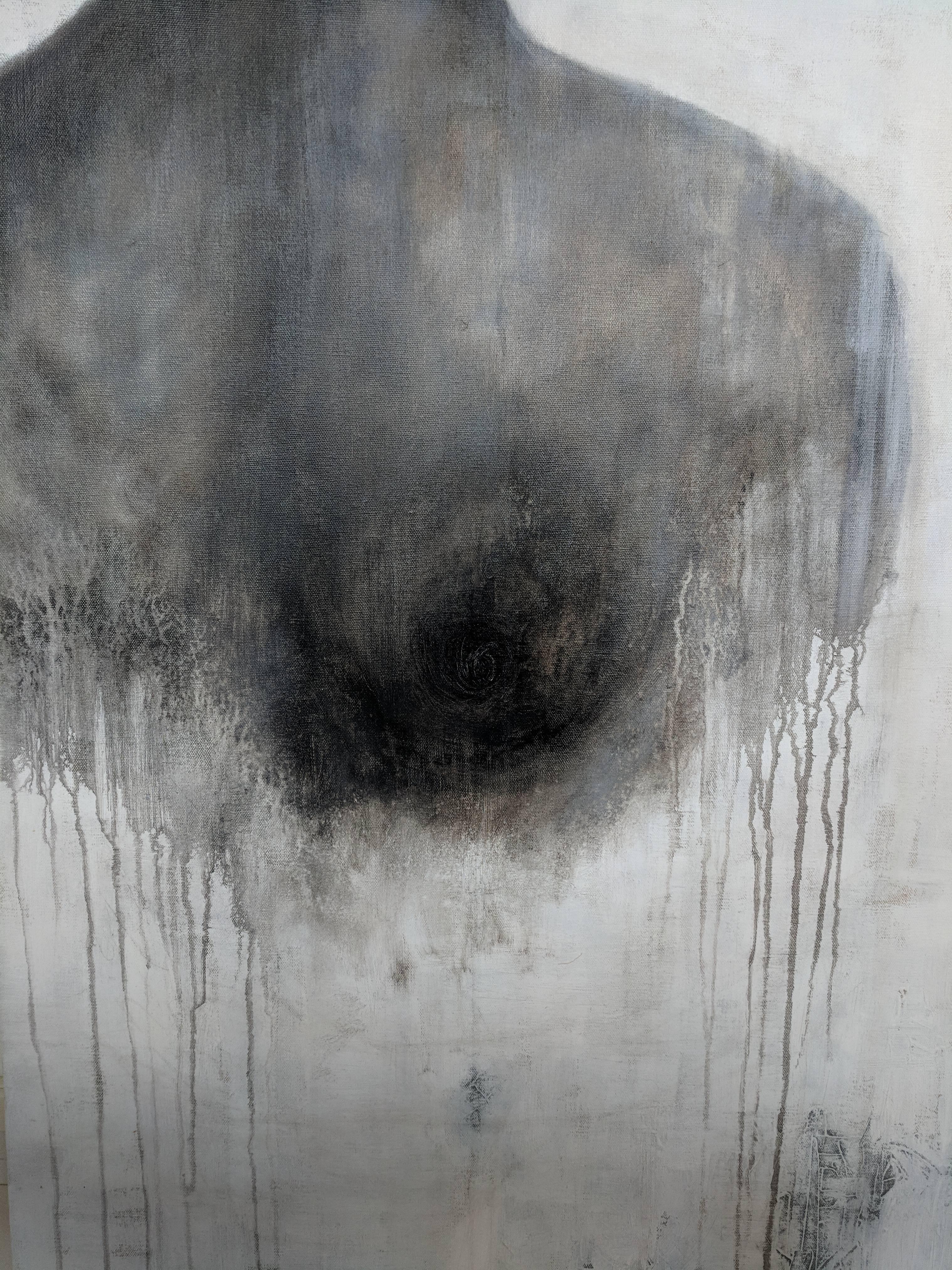 Release, Ashes Series No.2 - Contemporary Mixed Media Art by Sarah Pezdek