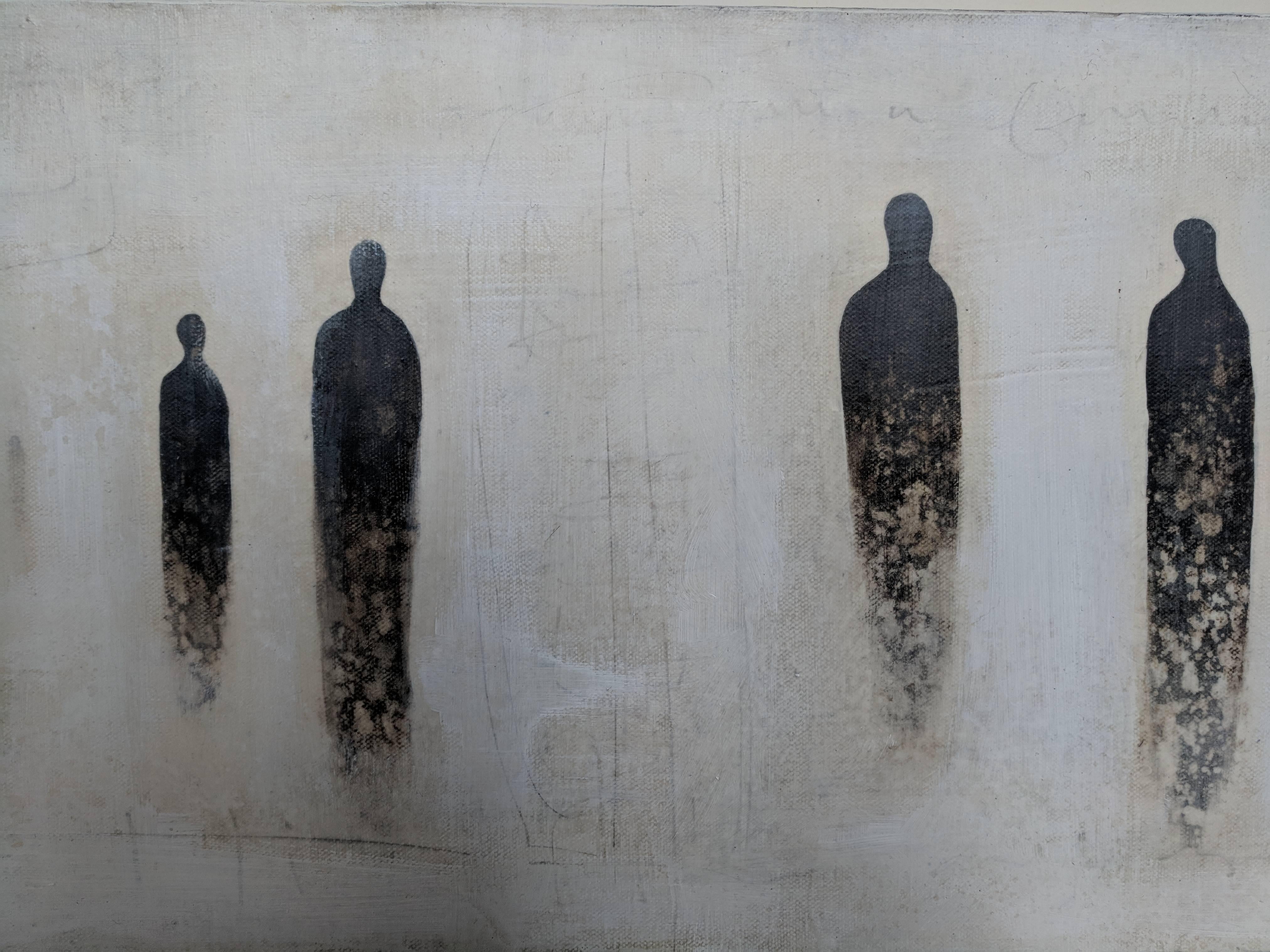 Past Lives, Ashes Series No. 1 (Zeitgenössisch), Mixed Media Art, von Sarah Pezdek