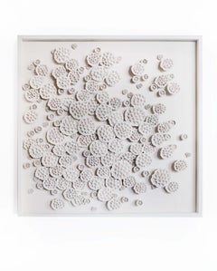 Intha_2022_Sarah Philouze_Aqua Resin_Abstract, Biomorphic Wall Sculpture_White