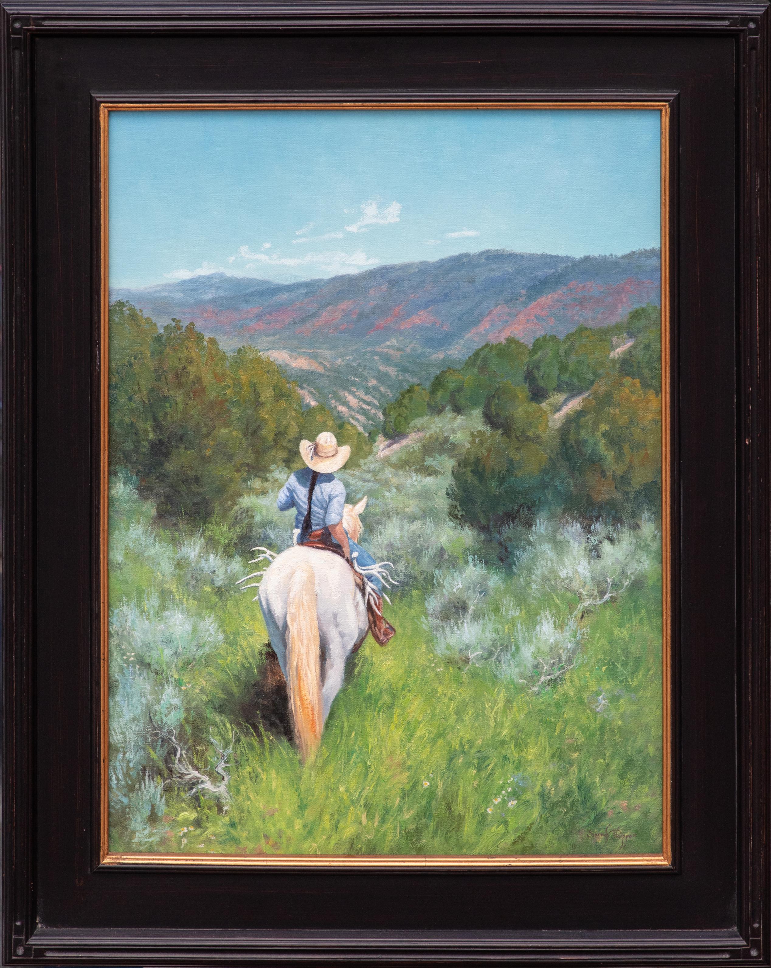 Shed Hunting - Painting by Sarah Phippen