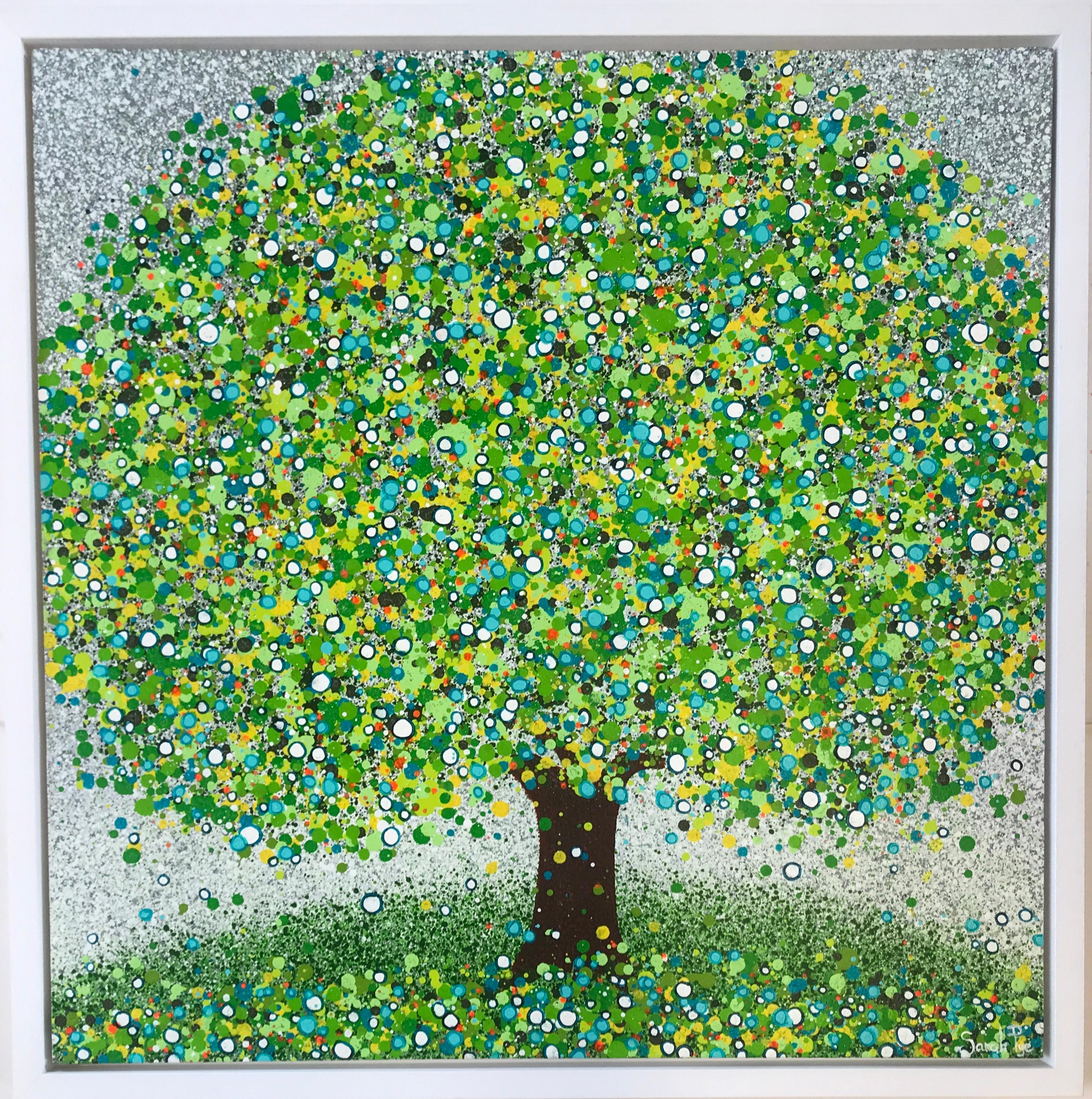 Arbre Vert (Pop-Art), Painting, von Sarah Pye