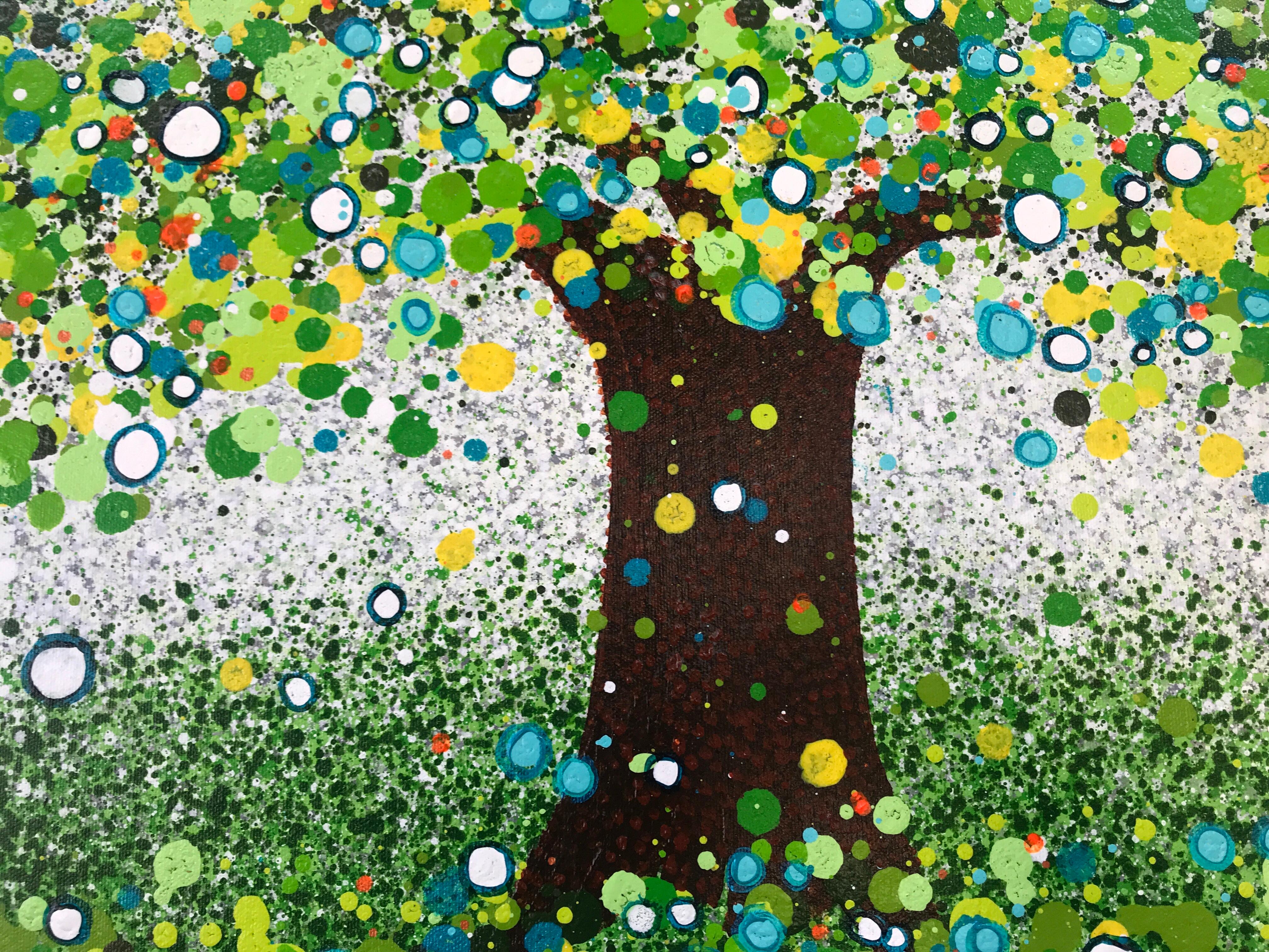 Arbre Vert, Pop Art, Pittura di paesaggio verde, Arte su larga scala, Arte contemporanea 7