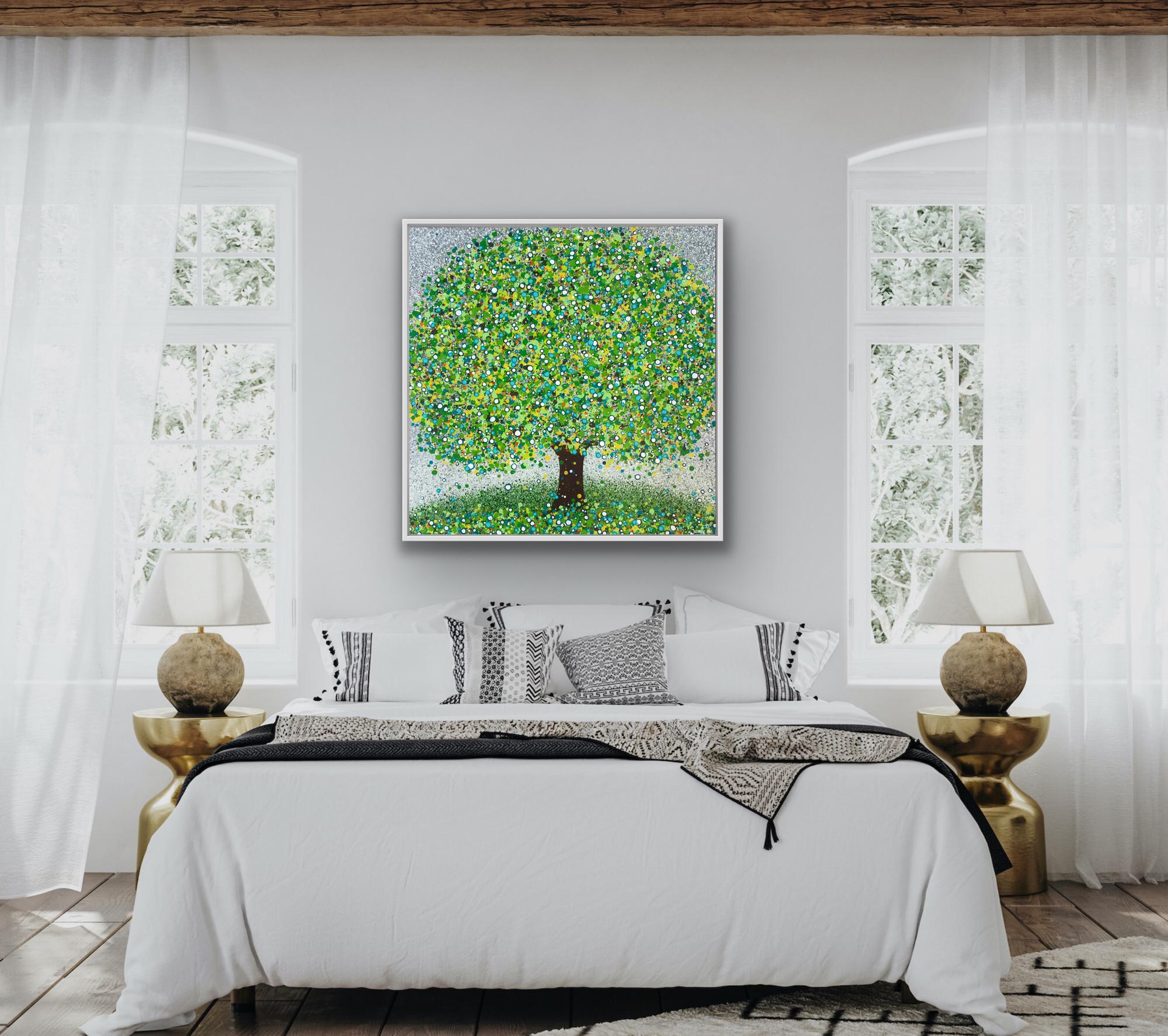 Arbre Vert, Pop Art, Pittura di paesaggio verde, Arte su larga scala, Arte contemporanea 4