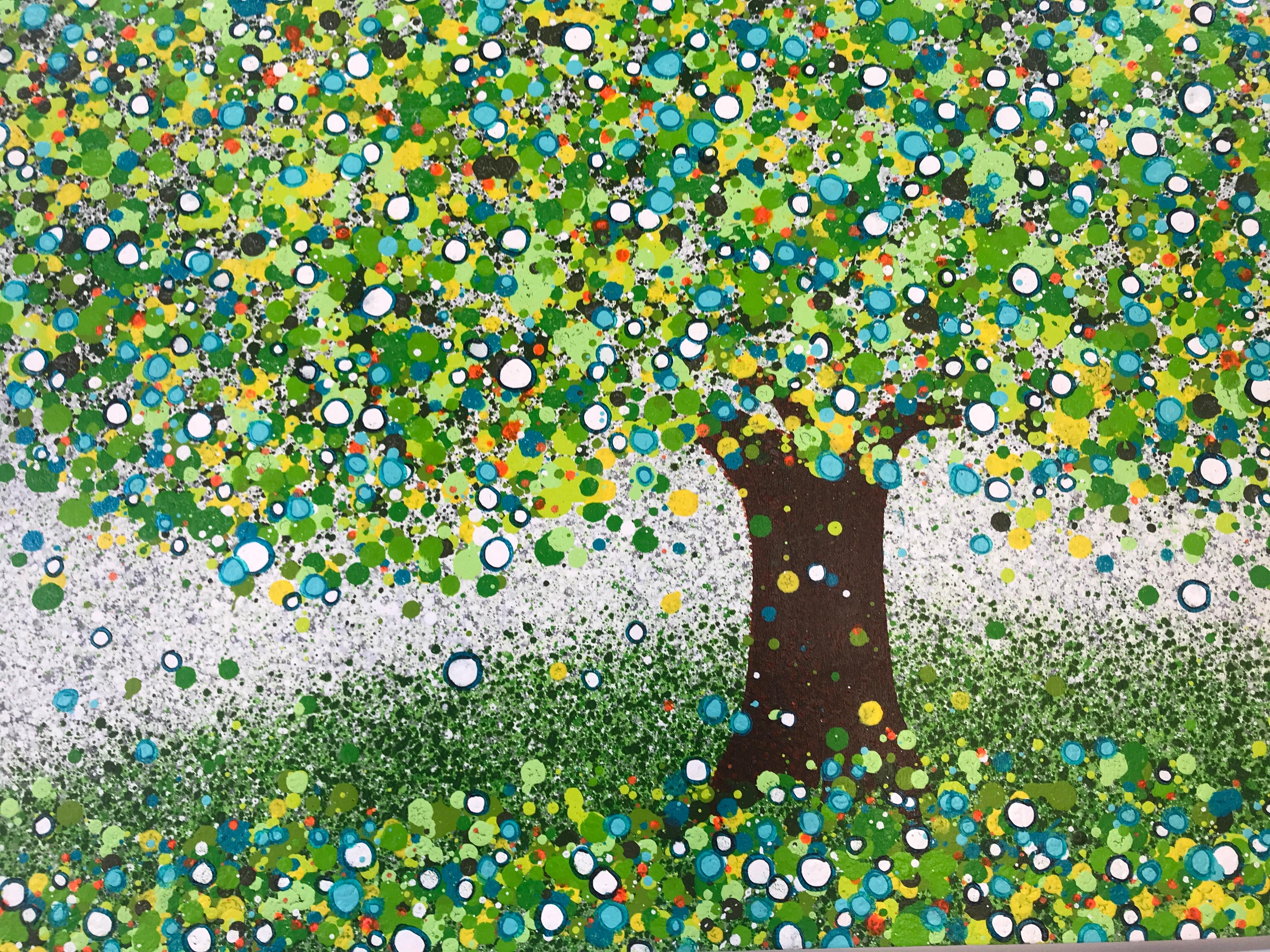 Arbre Vert, Pop Art, Pittura di paesaggio verde, Arte su larga scala, Arte contemporanea 6