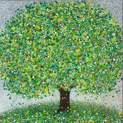 Arbre Vert, Pop Art, Pittura di paesaggio verde, Arte su larga scala, Arte contemporanea