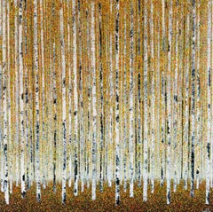 Autumn Lease, original painting, landscape, abstract, contemporary