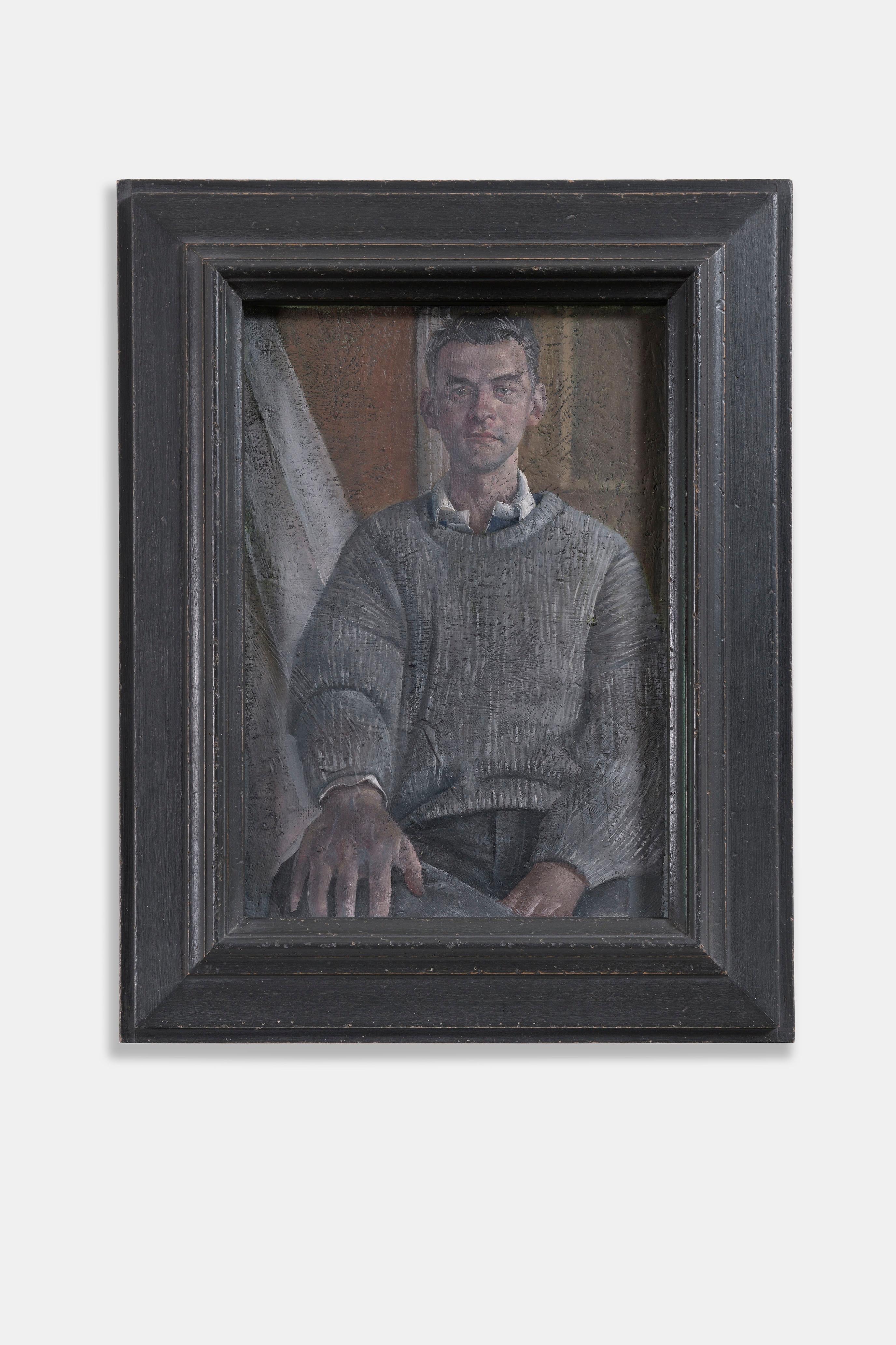 Sarah Raphael Portrait Painting – Portr�ät von Tony Hand V.
