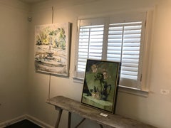 Bethesda Fountain/Central Park, Sarah Robertson Mixed Media on Canvas Painting