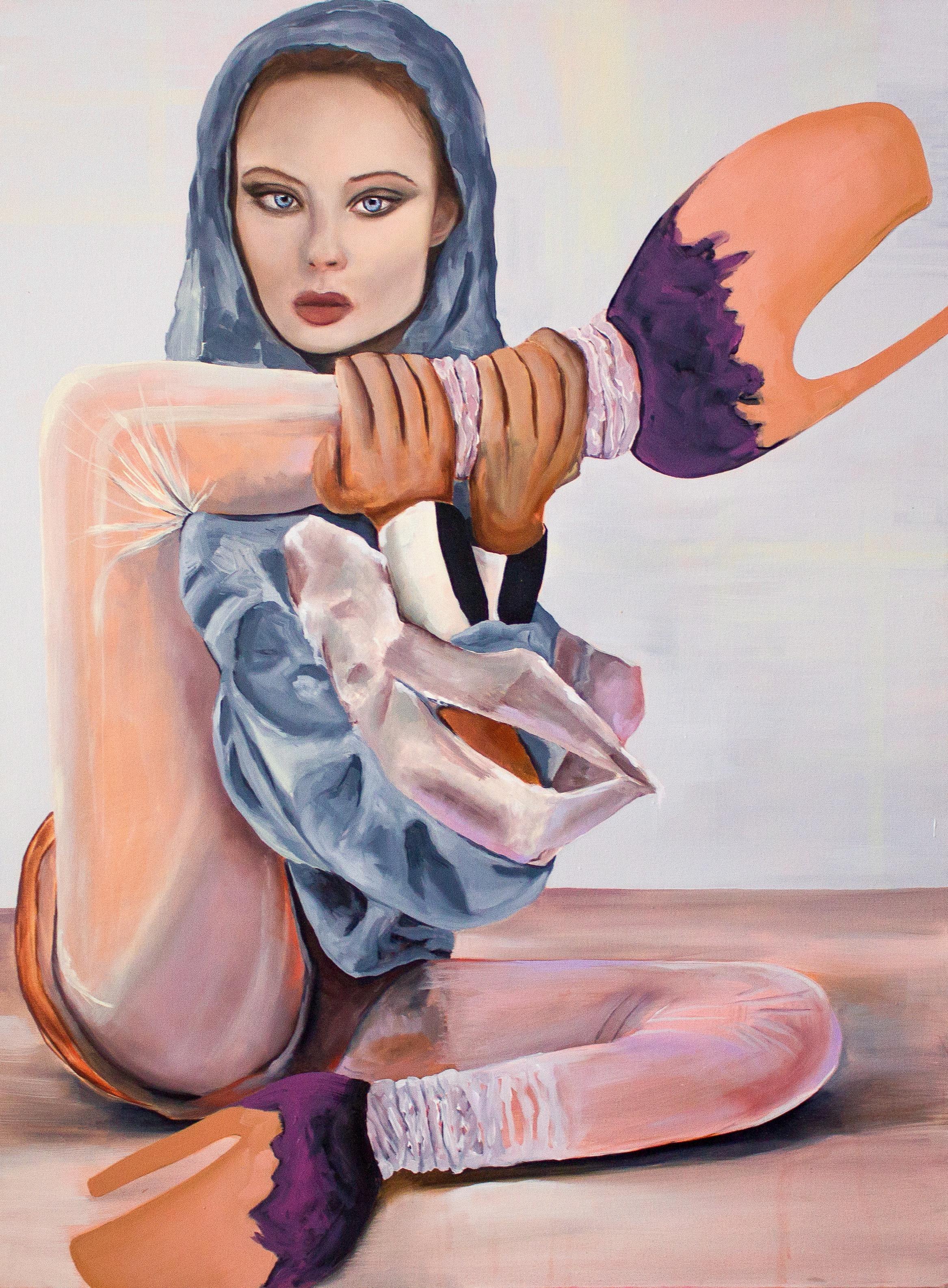 Sarah Rupp Portrait Painting - Magdalena & McQueen