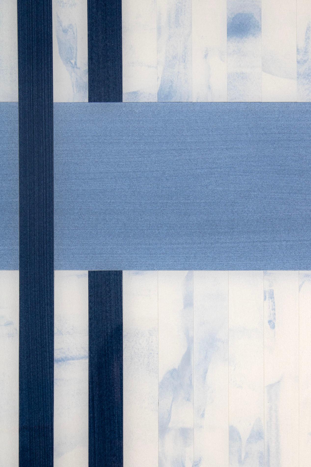 Would We Meet in a Parallel Universe? - Calming Abstract Geometric Painting - Gray Abstract Painting by Sarah Schwartz
