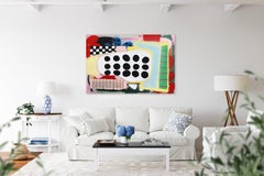 Caminé diez millas en la dirección equivocada - Pintura original abstracta con textura