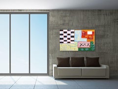 Stop Stepping on the Poppies, Jess! - Large Colorful Original Abstract Artwork