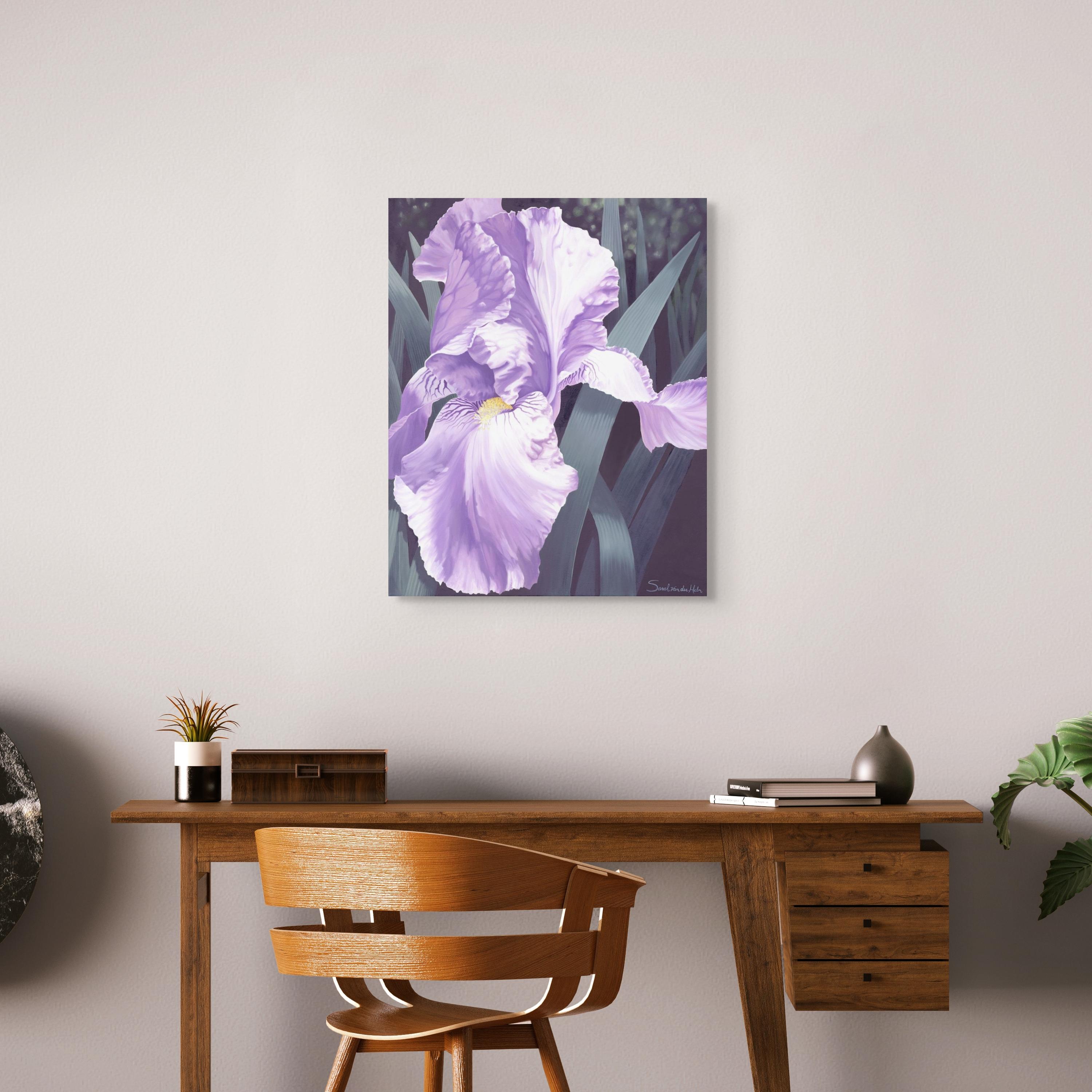 Iris II (Iris) - Painting de Sarah van der Helm