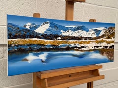 Panoramic Mountain Study in the Snow, Oceans of the North, Oil on Canvas 2026