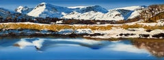 Panoramic Mountain Study in the Snow, Oceans of the North, Oil on Canvas 2026