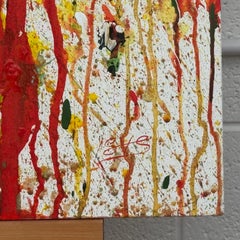 Lebendiger, farbenfroher, zeitgenössischer abstrakter Expressionismus, Acryl auf Leinwand, 2026