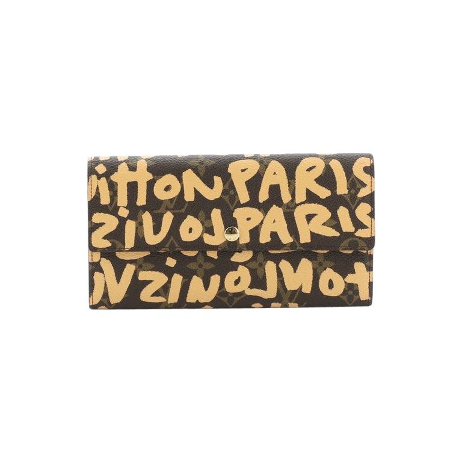 Louis Vuitton Black Monogram Eclipse Graffiti Key Pouch Pochette Cles  2LVJ1028 at 1stDibs