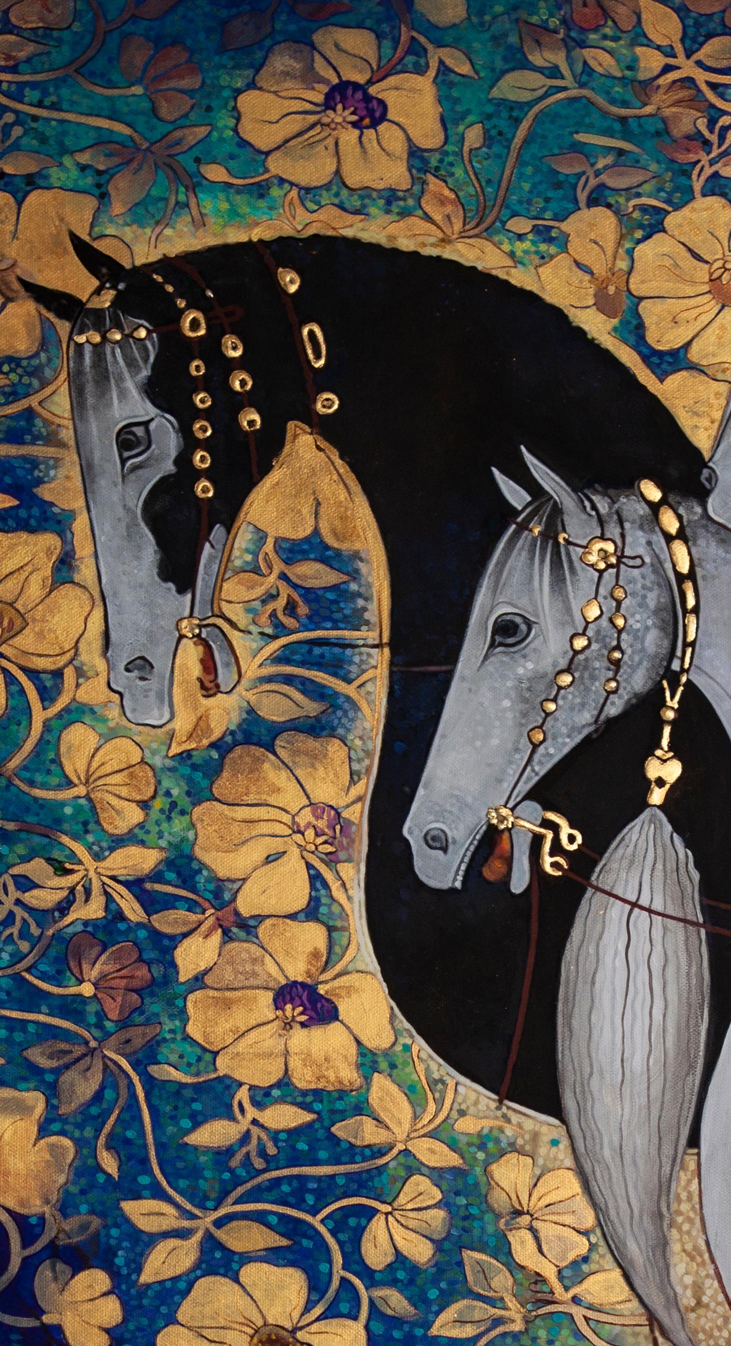 persian horse painting