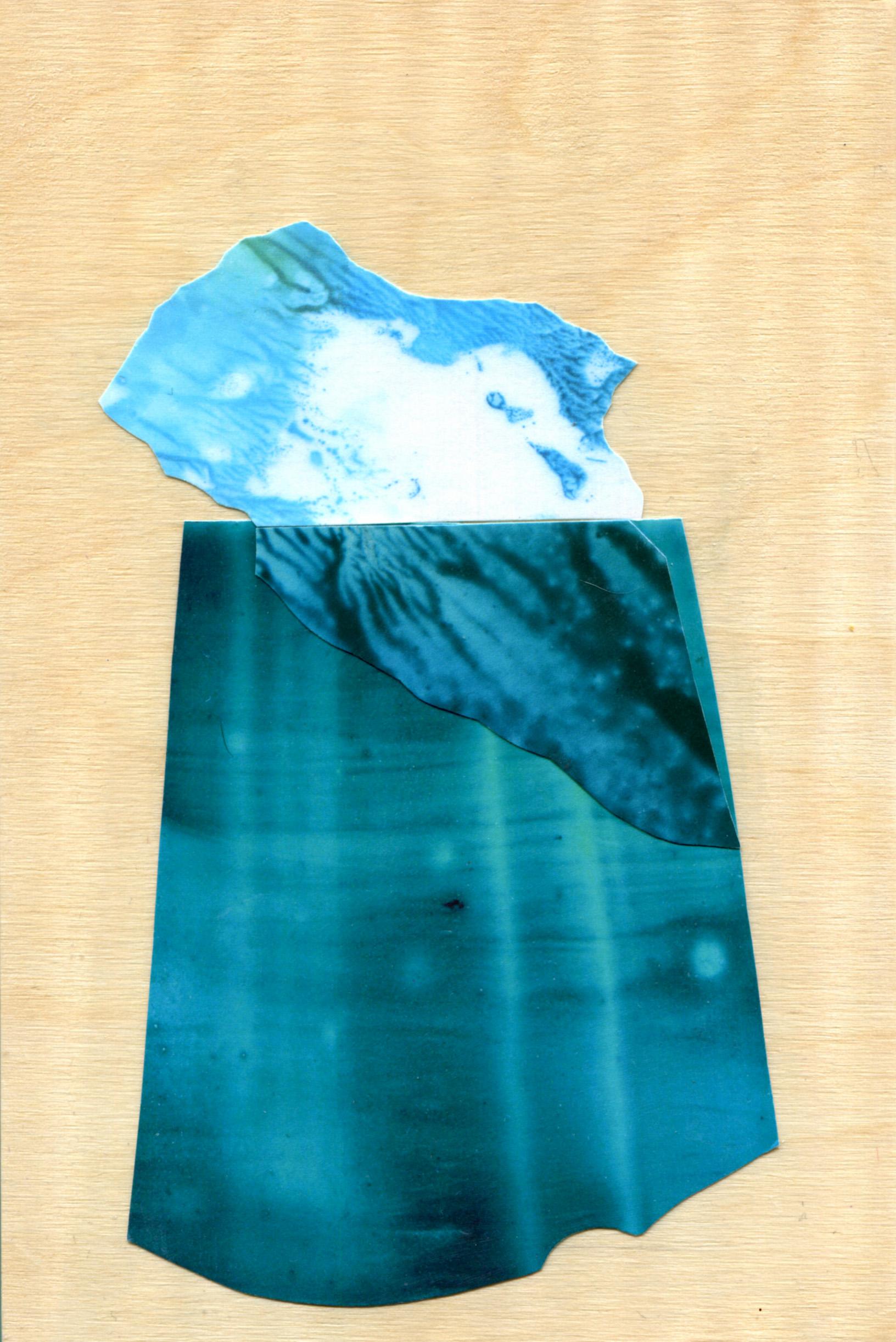 Iceberg 11 - Mixed Media Art by Sarah Winkler