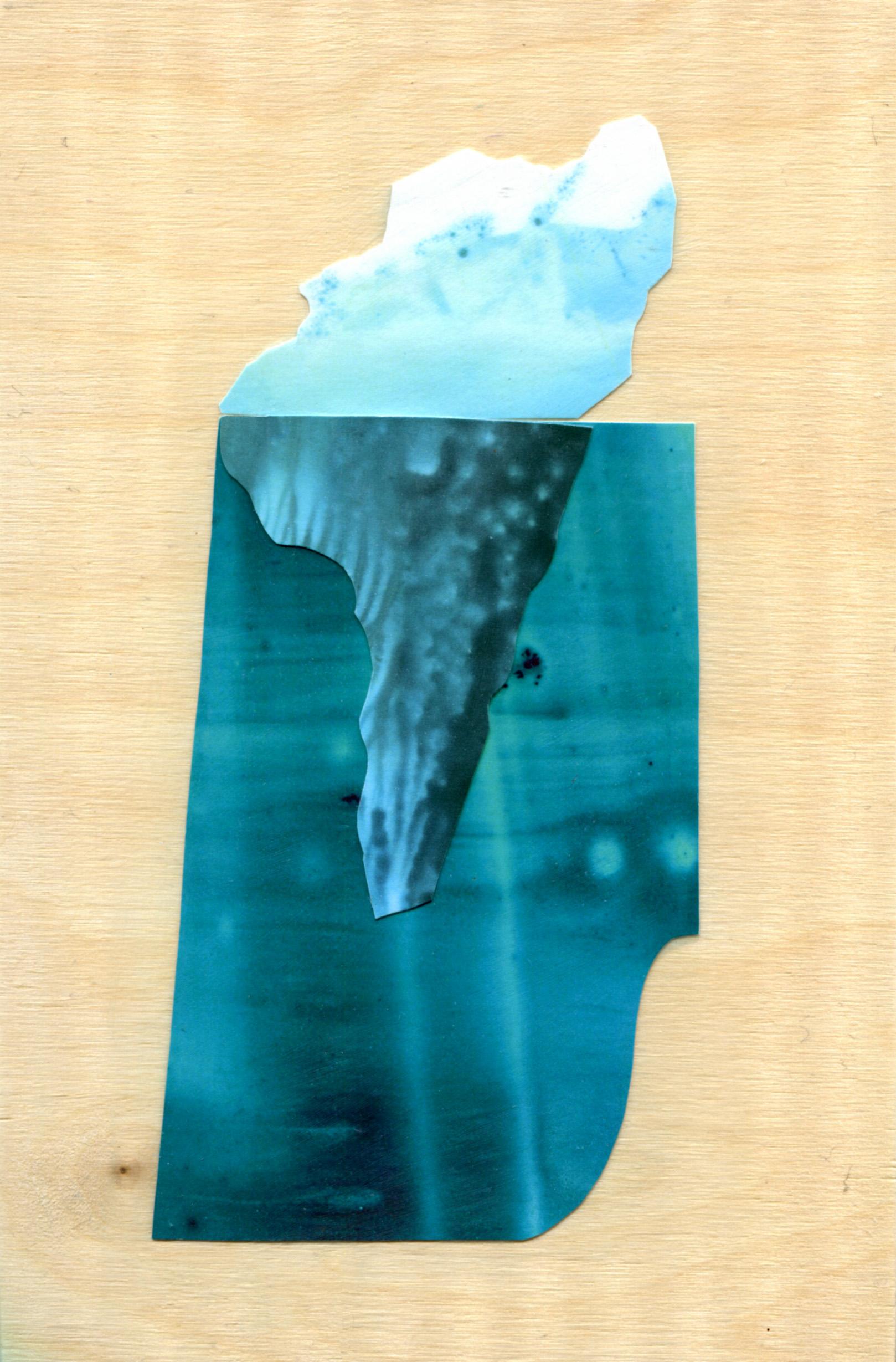 Iceberg 13 - Mixed Media Art by Sarah Winkler
