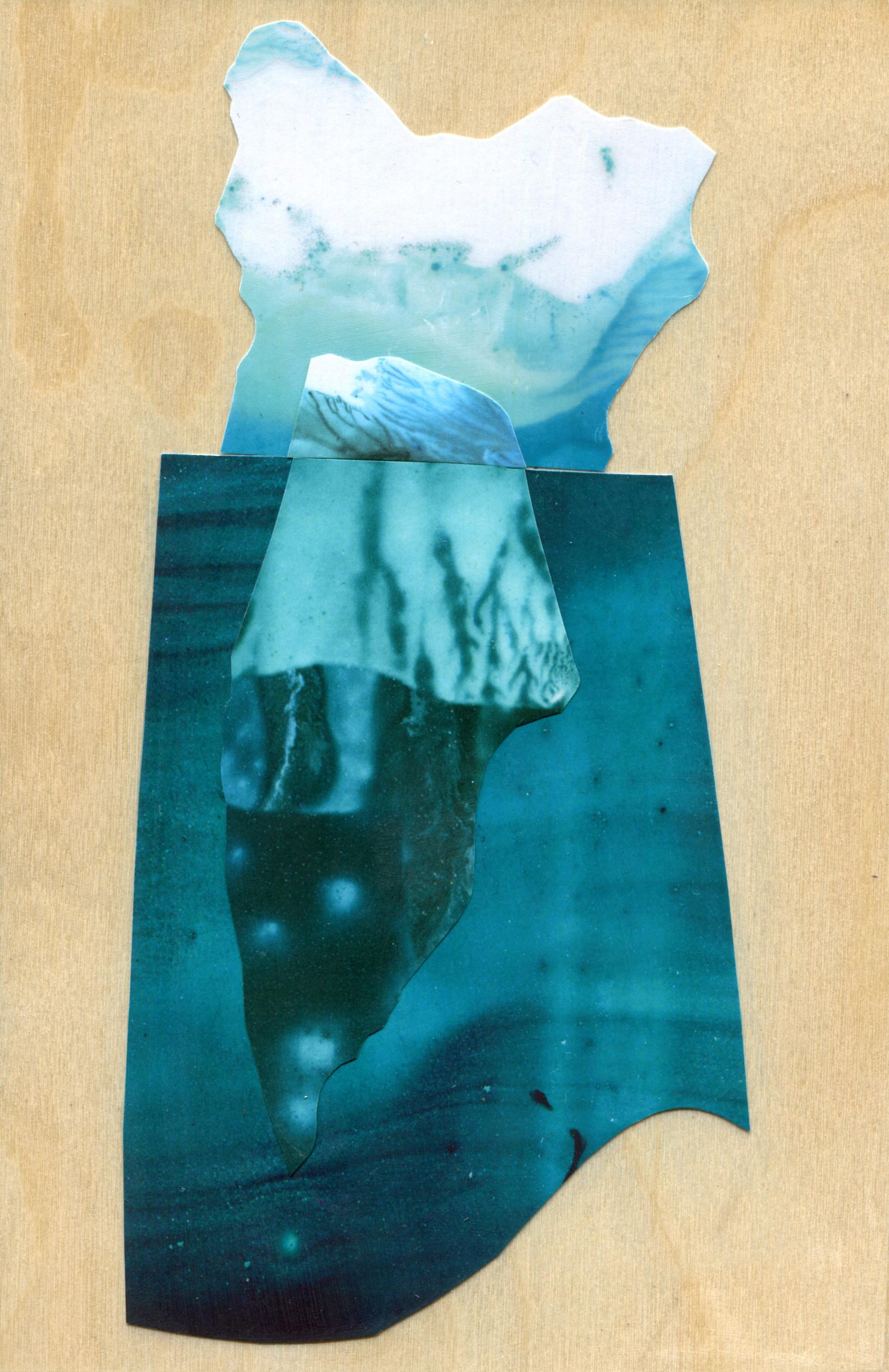 Iceberg 33 - Mixed Media Art by Sarah Winkler