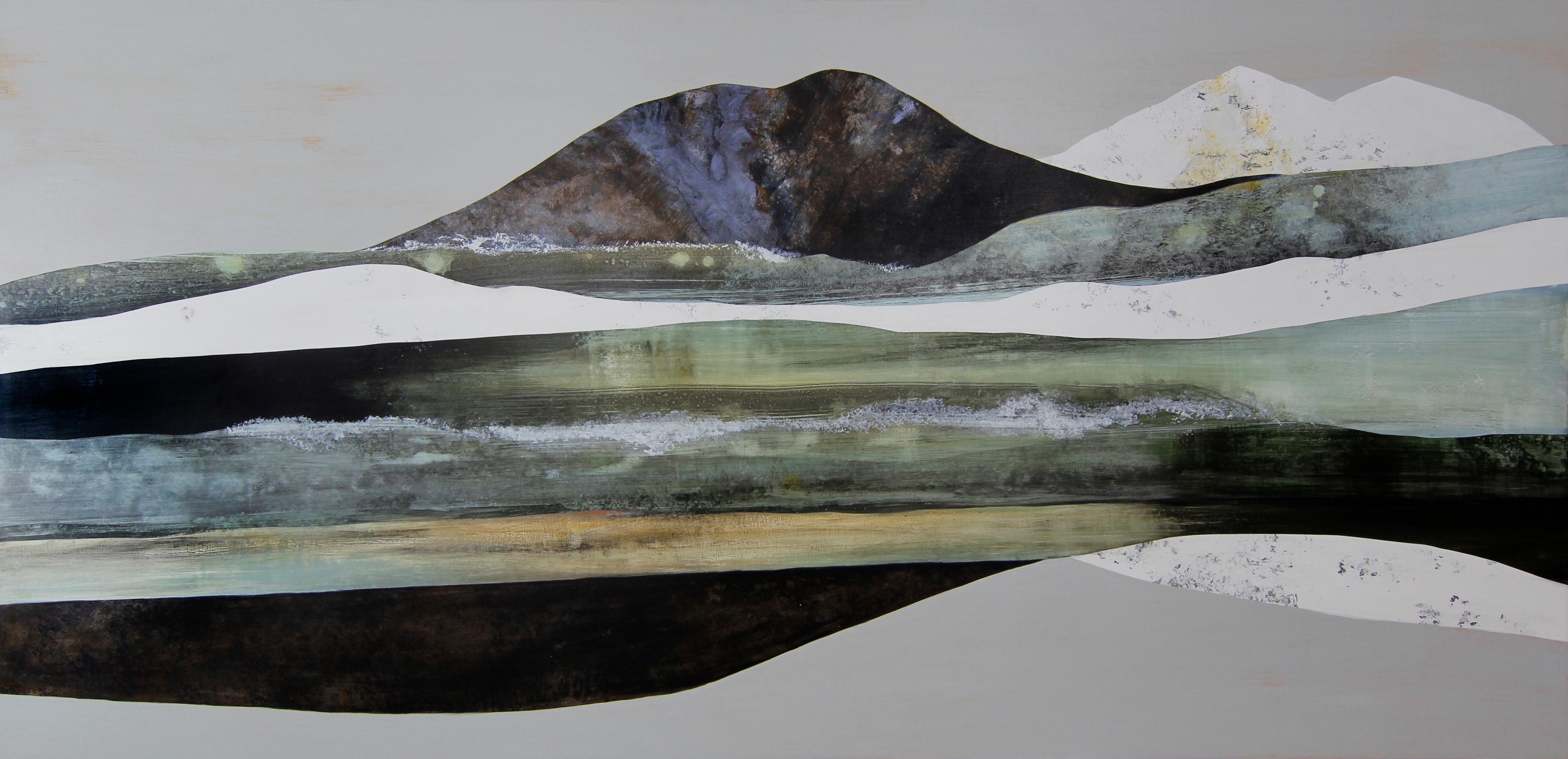 Sarah Winkler Abstract Painting - Canyon Currents