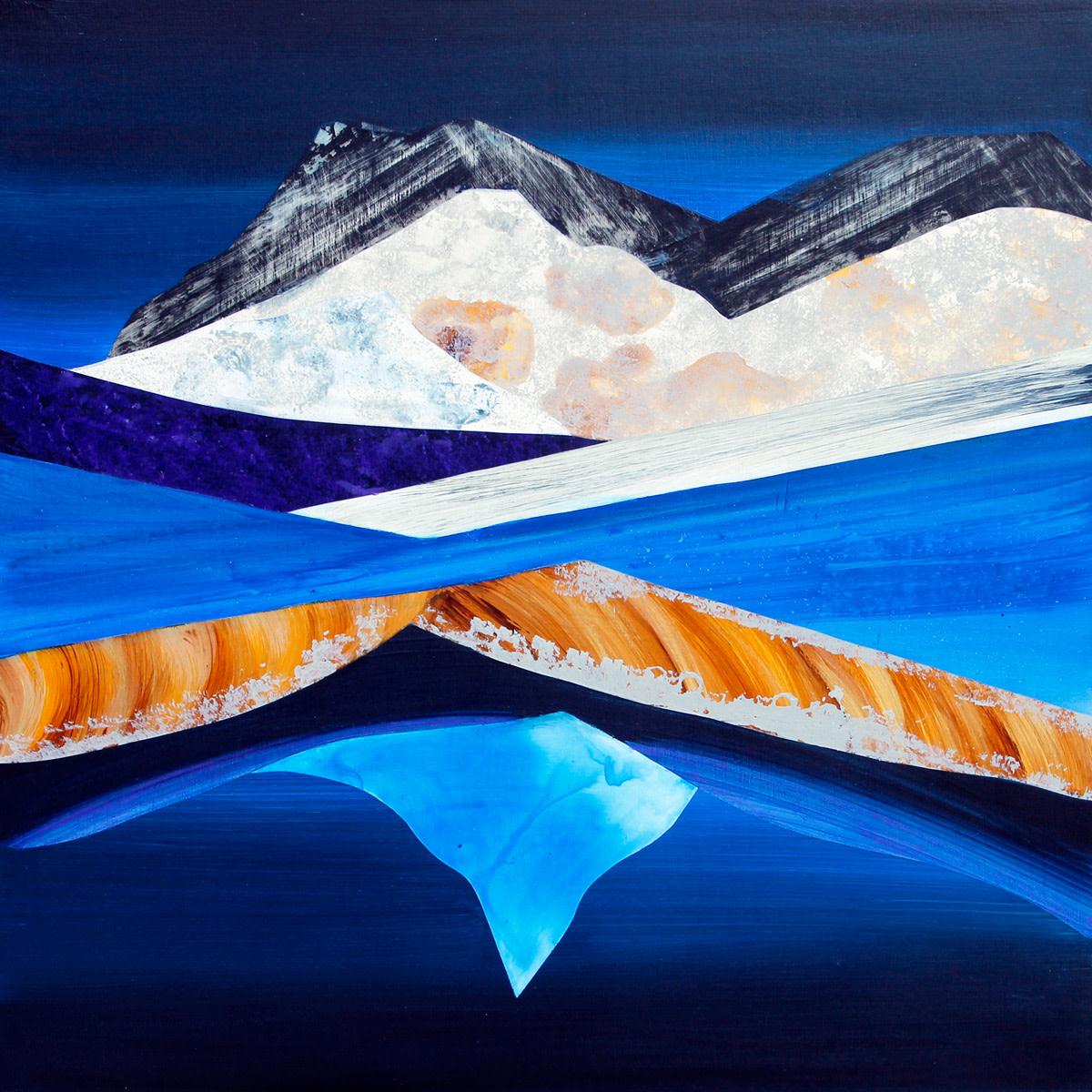 Sarah Winkler Abstract Painting - Copper Mountain