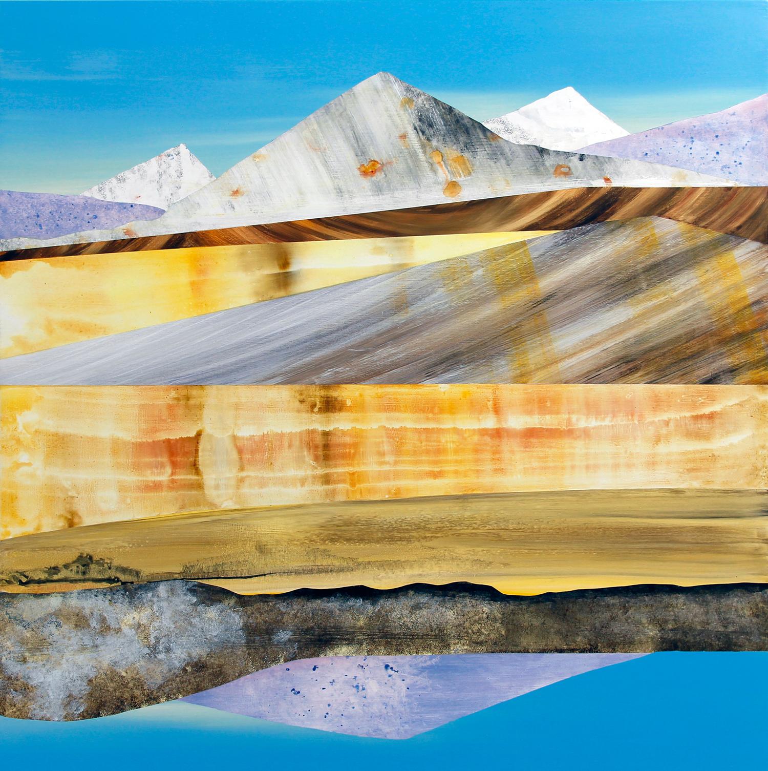Sarah Winkler Landscape Painting - Dunes Collide at the  San Juans