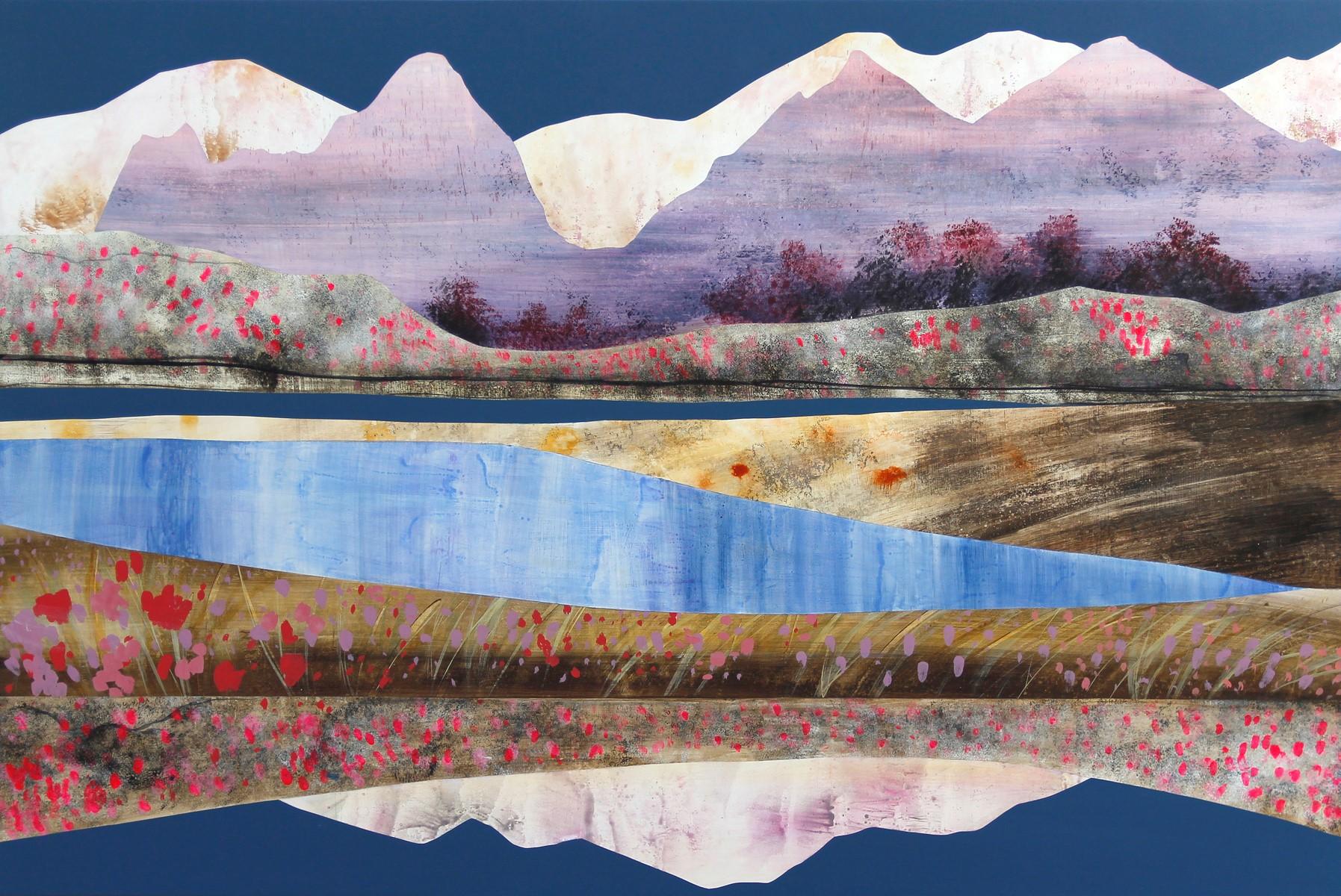 Sarah Winkler Abstract Painting - Meadow Bloom
