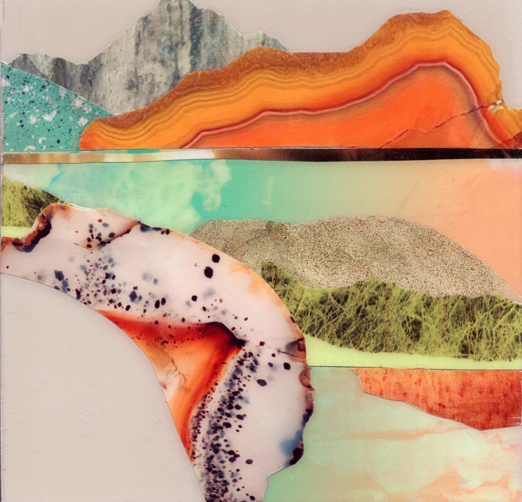 Landscape Painting de Sarah Winkler - Estudio sobre las ágatas de río (9)