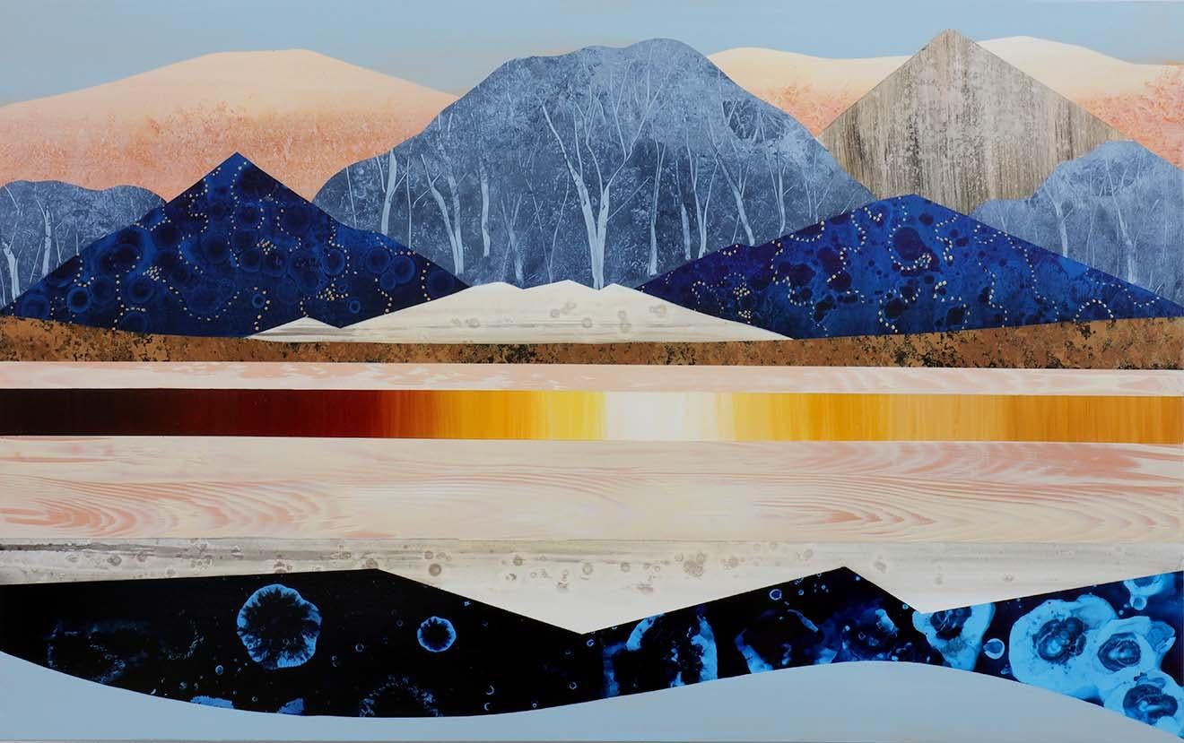 Landscape Painting Sarah Winkler - Textures du temps