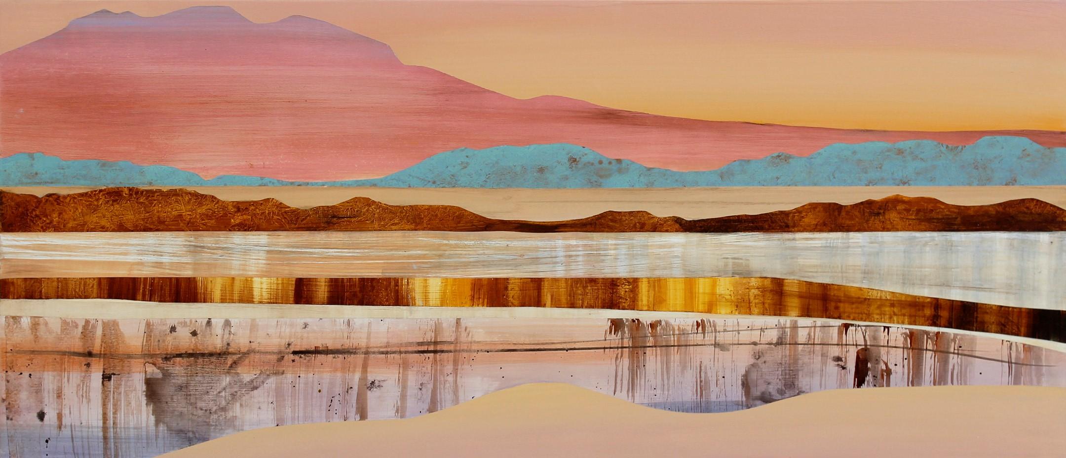 Sarah Winkler Abstract Painting - Vermillion Cliffs I