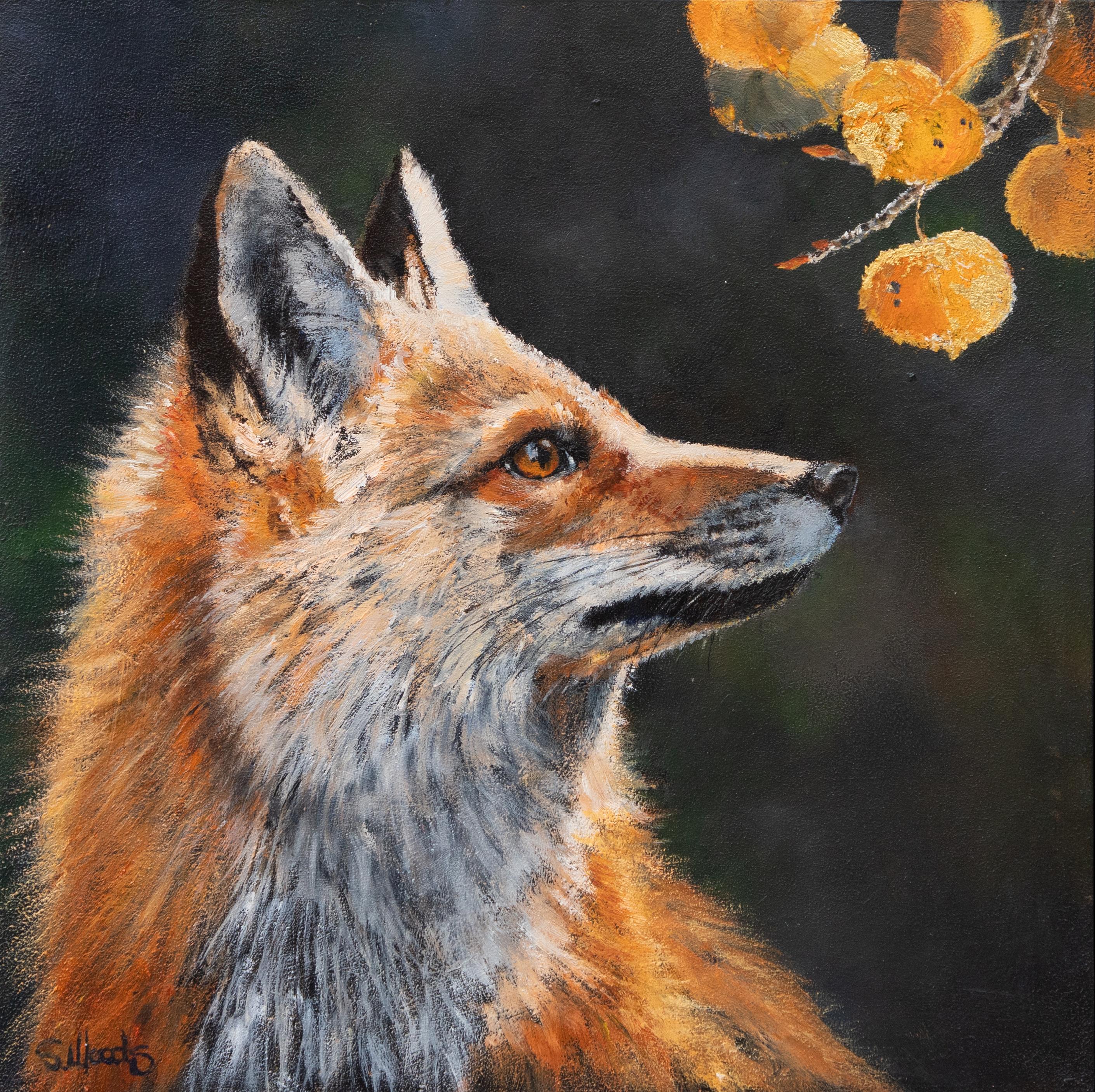 Eyeing Gold - Painting de Sarah Woods