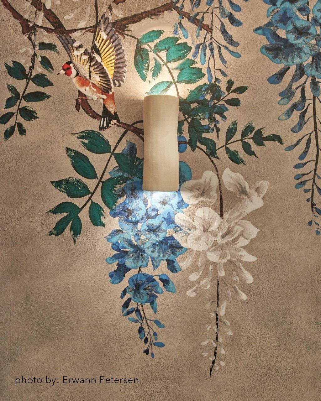 Special Order with custom colour service.

 5 no. handmade Serenity wall lights, in custom colour  - created by artist Hannah Woodhouse in her London studio. 

Contemporary design inspired by nature and midcentury European sculpture. 

The Serenity