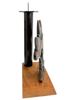 Sarajevo Winter Olympic Games 1984 Mascot Figure Candlestick Vintage Yugoslavia