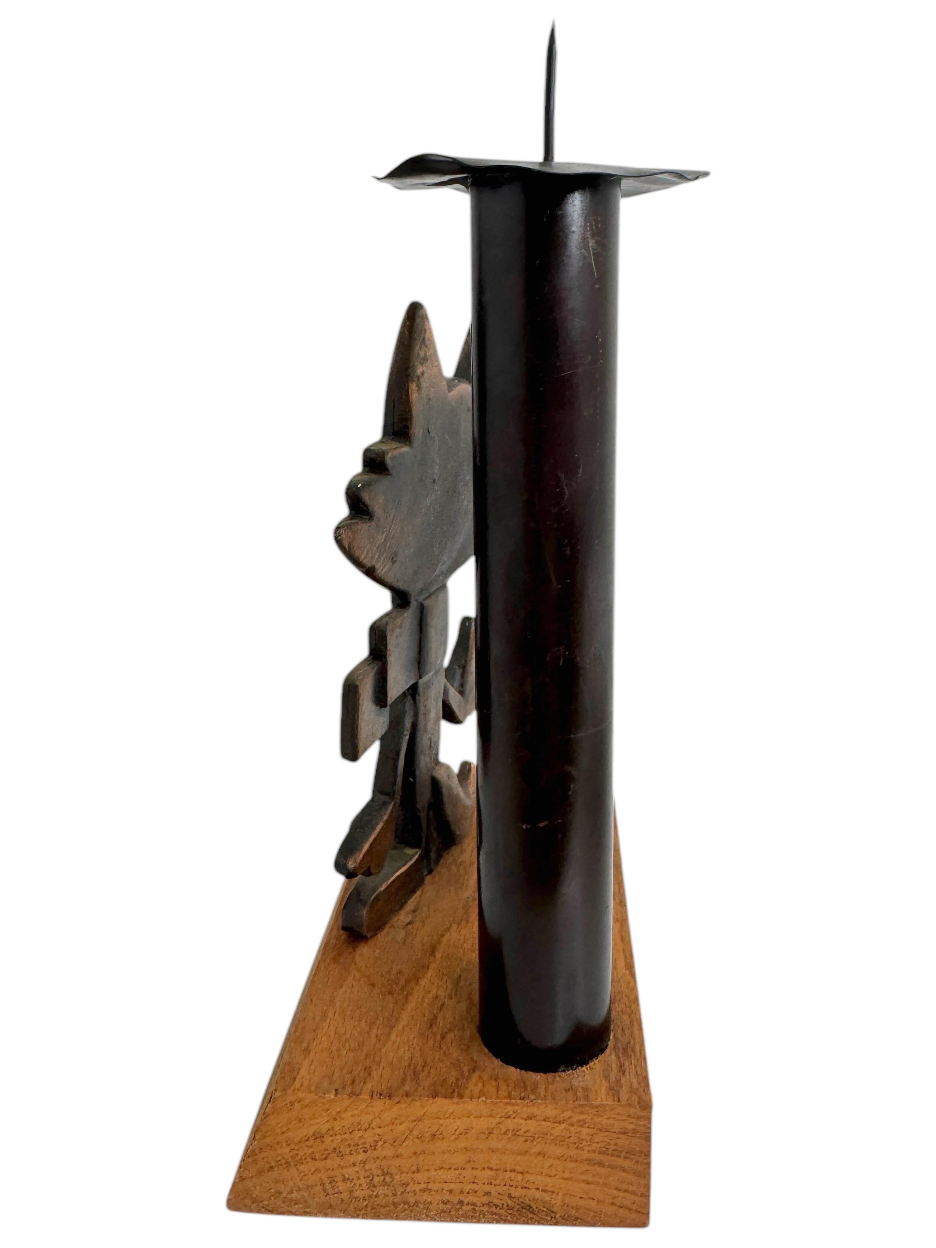 Sarajevo Juegos Olímpicos de Invierno 1984 Figura Mascota Candelabro Vintage Yugoslavia Alemán en venta