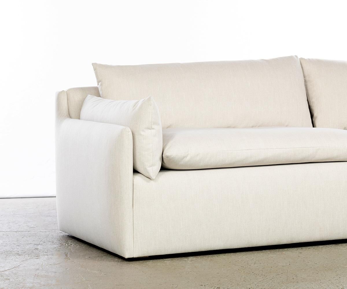 Saramony Sofa with Feather Seat and Back Cushions  For Sale 3