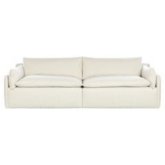 Saramony Sofa with Feather Seat and Back Cushions 