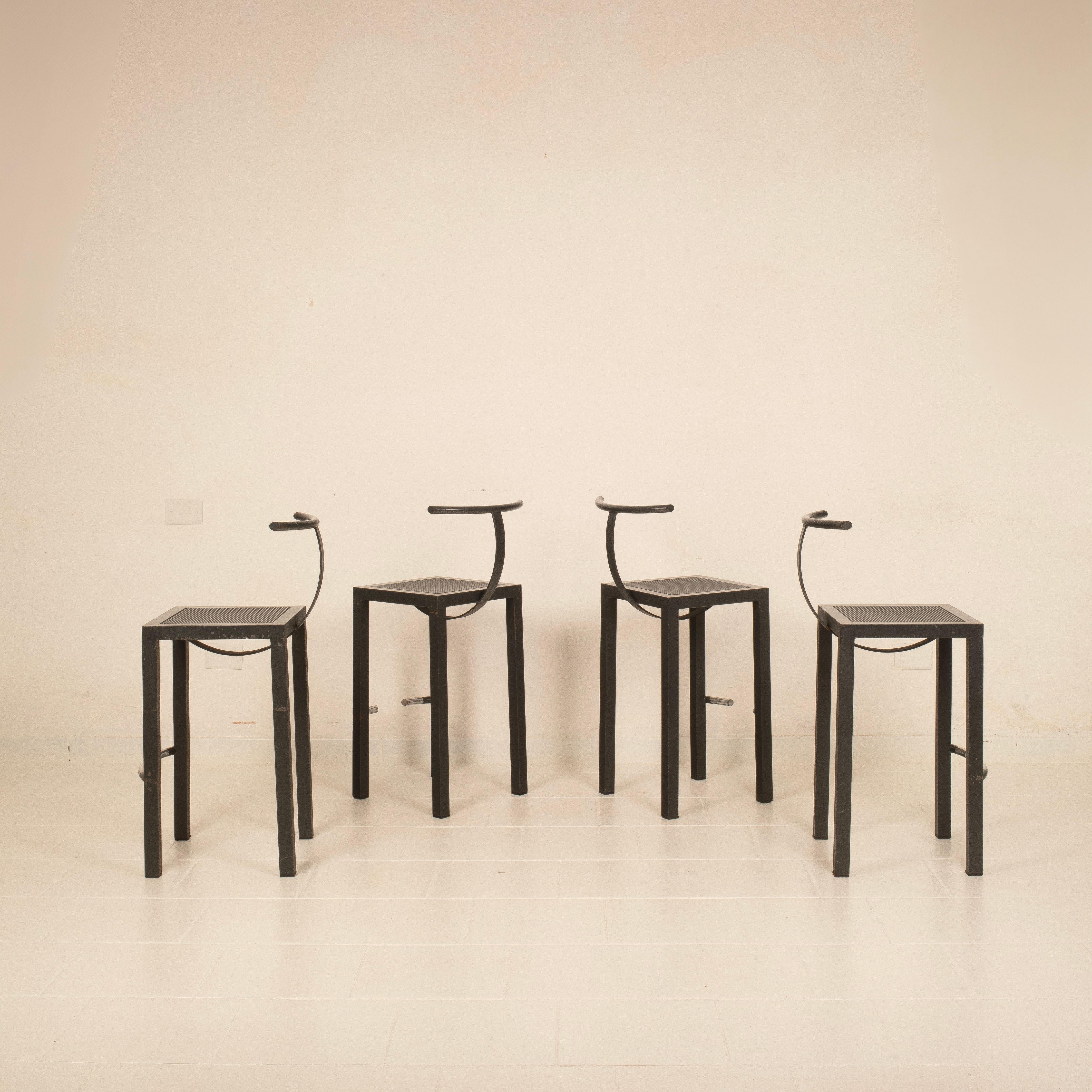 Sarapis Stools by Philippe Starck for Driade Set of 2 In Good Condition For Sale In Conversano, IT