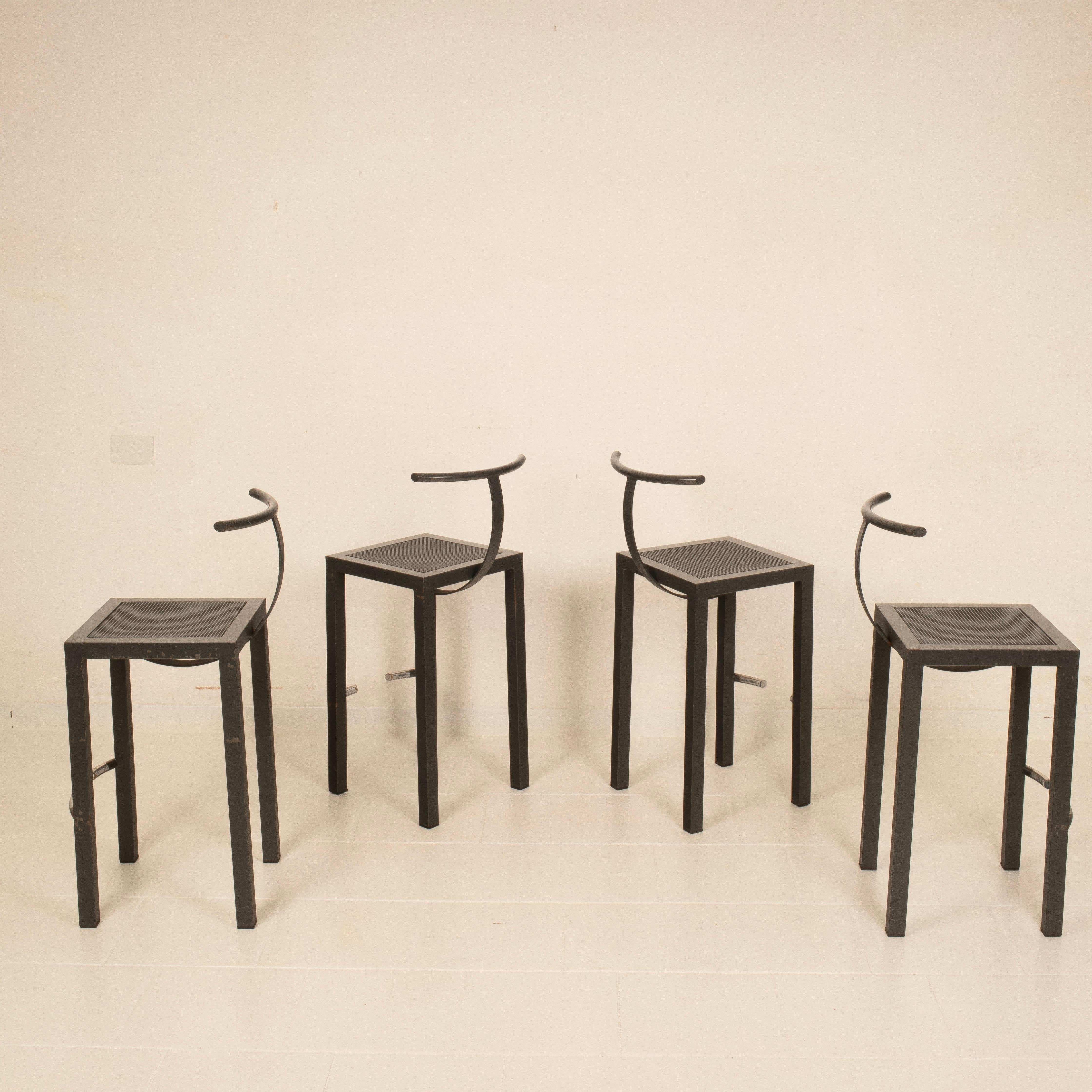 Late 20th Century Sarapis Stools by Philippe Starck for Driade Set of 2 For Sale