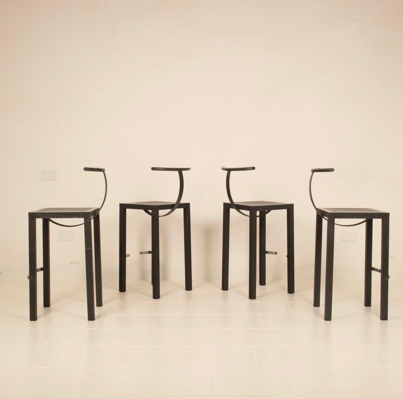 Sarapis Hocker von Philippe Starck für Driade 2er-Set (Stahl) im Angebot