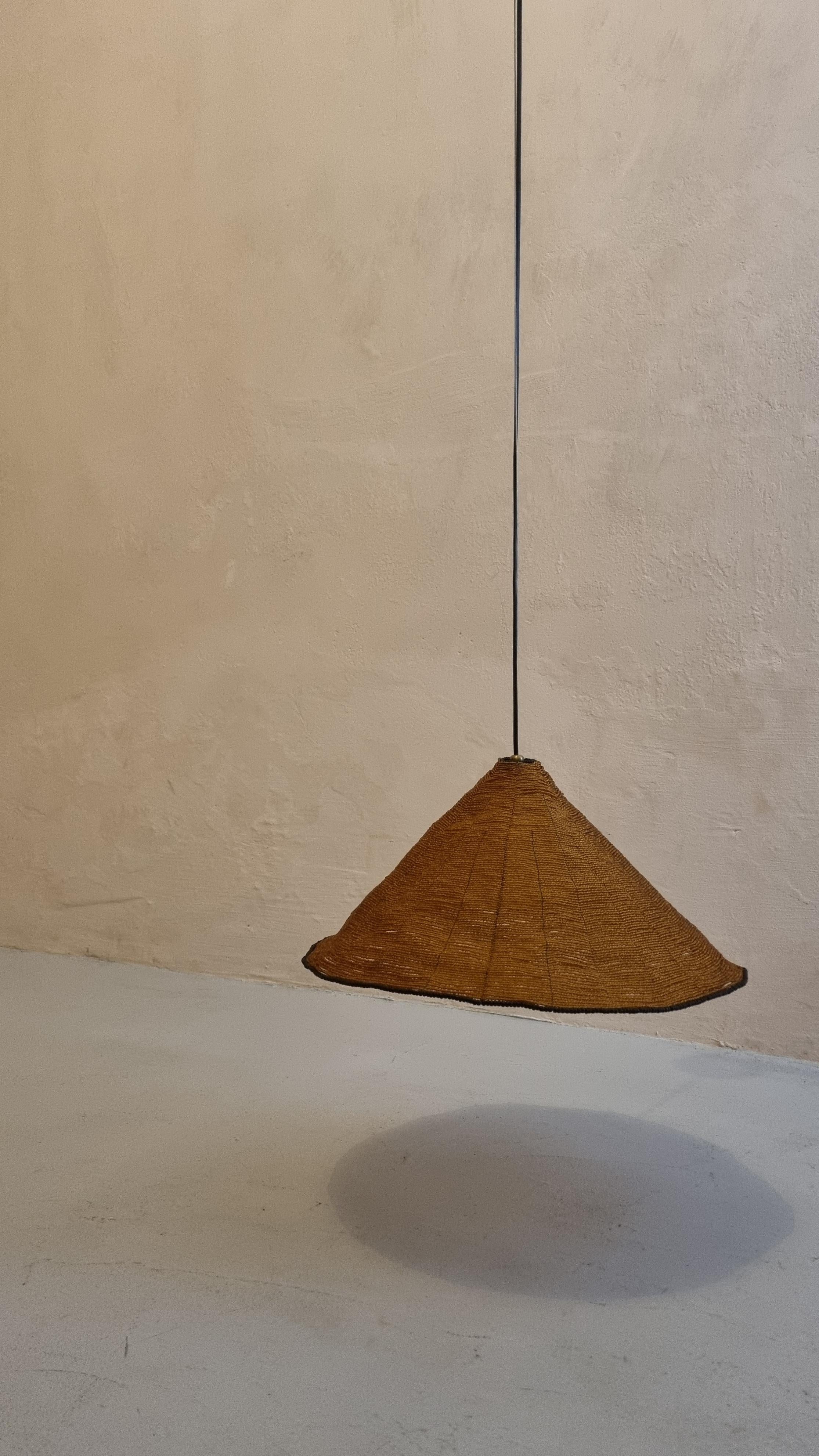 Sarasar ceiling lamp by Robero Pamio and Renato Toso for Leucos 1975 In Excellent Condition For Sale In Arezzo, Italy