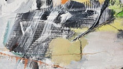 "Sarasota Finches, " 2022 A Large Abstract Oil Painting by Kathi Robinson Frank