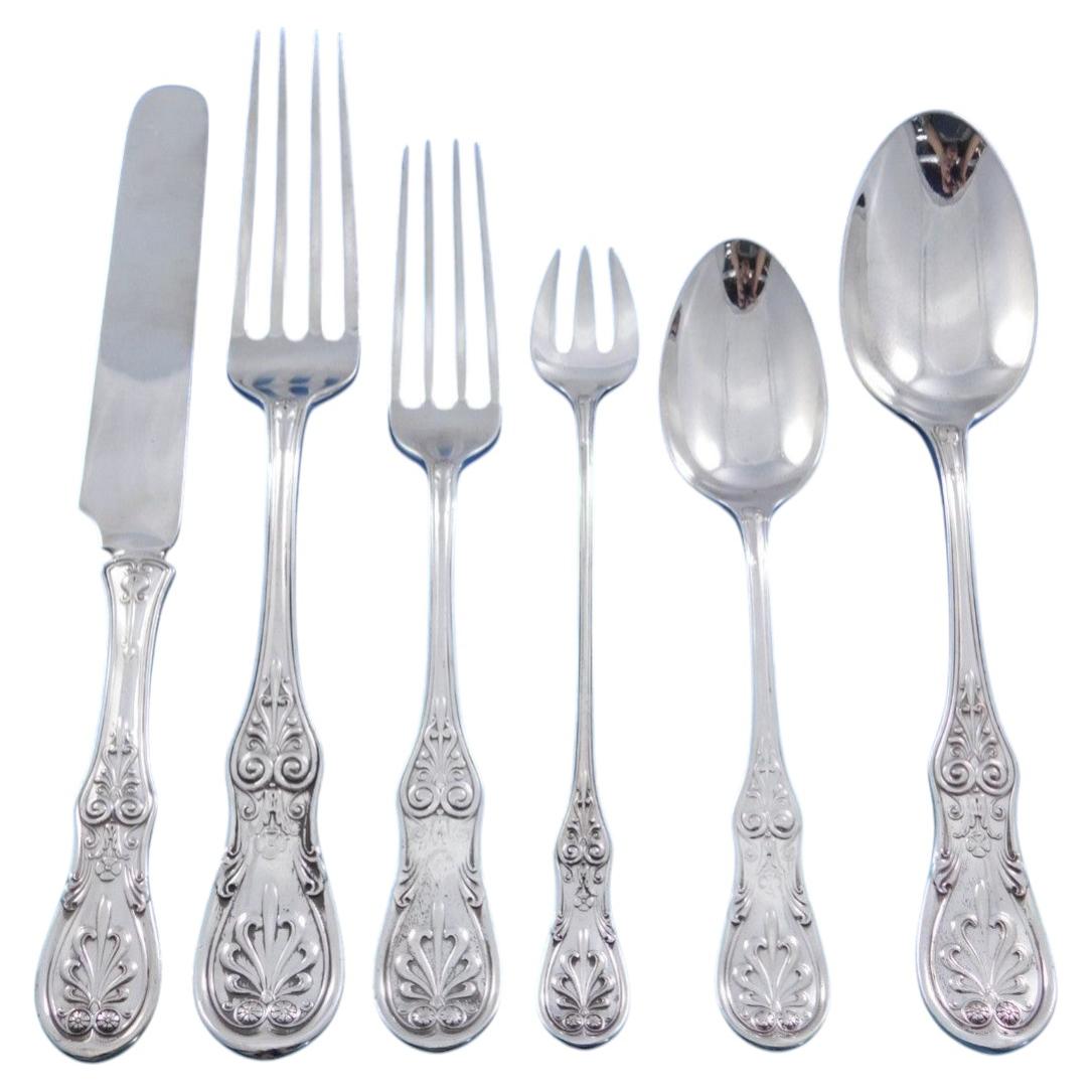 Saratoga by Tiffany & Co. Sterling Silver Flatware Set for 8 Service 53 pieces