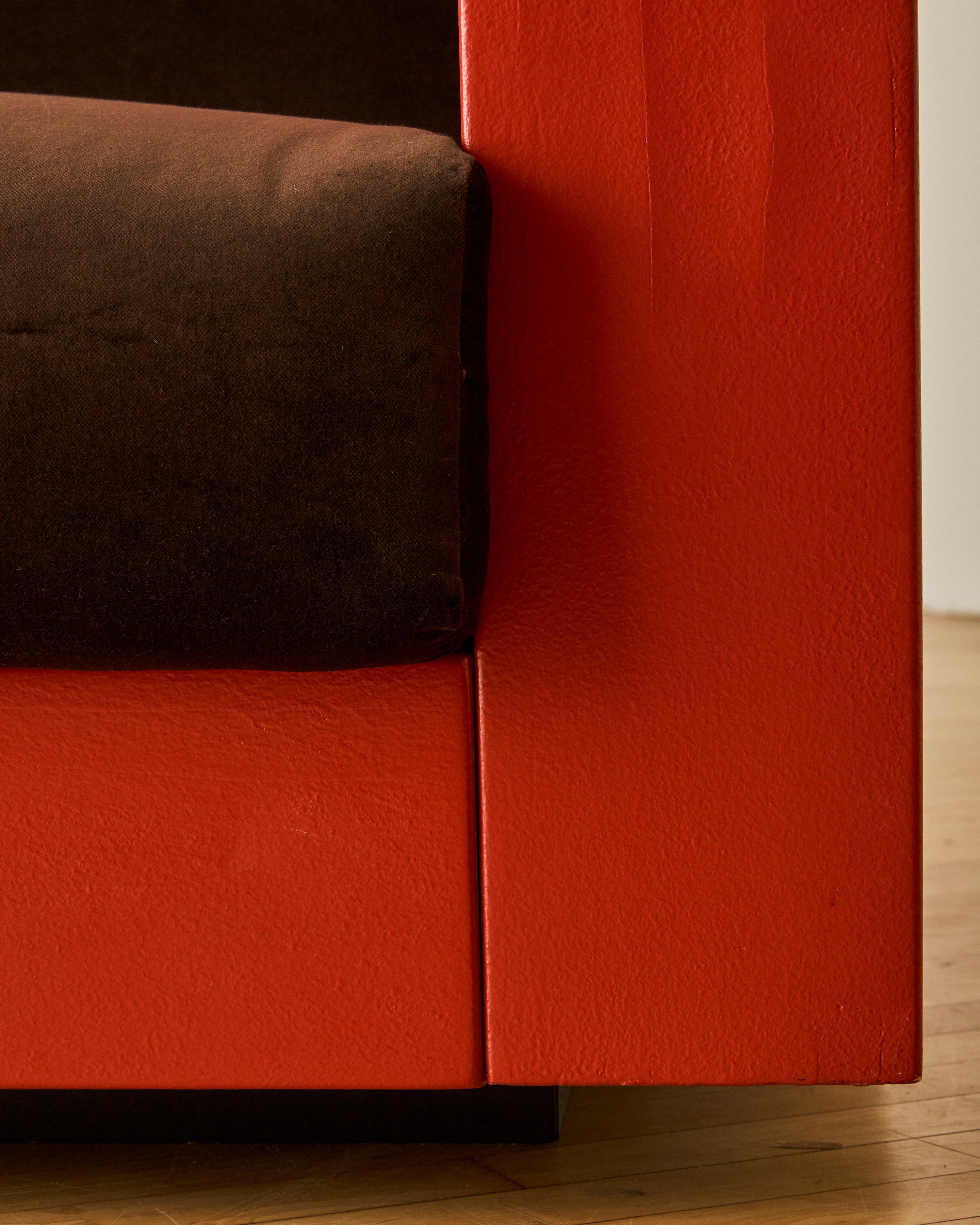 Fauteuil Saratoga conçu par Lela et Massimo Vignelli par Poltronova en vente 4