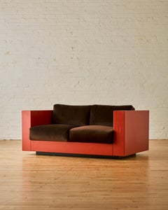 Saratoga Loveseat designed by Lela and Massimo Vignelli by Poltronova